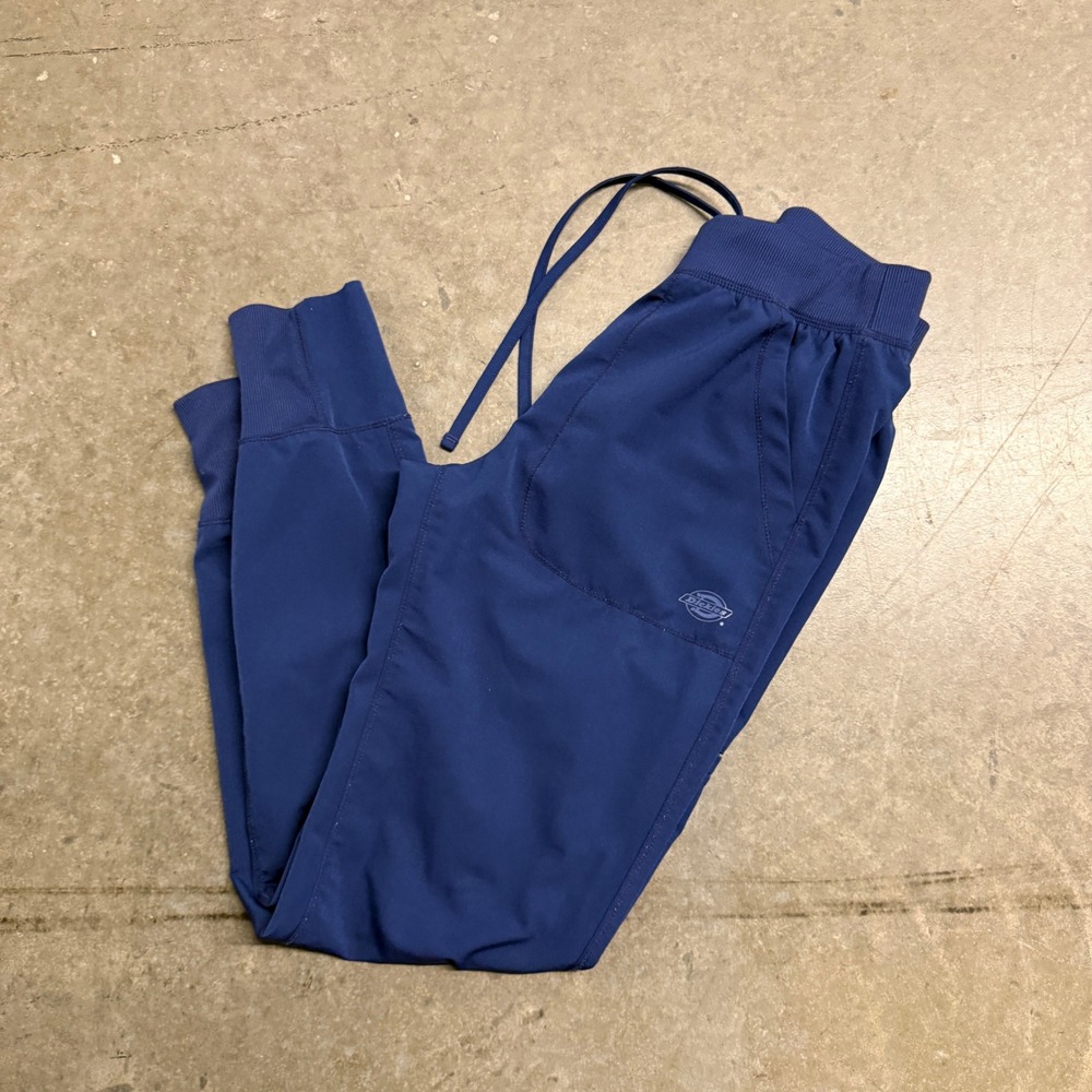 Dickies Dynamix Womens Scrub Joggers Navy Blue DK040 XS